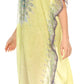 MKY Astryd Women's Flowy Maxi Long Caftan Dress Cover Up with Rhinestone