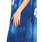 Sakkas Abby Womens Casual Long Tropical Off Shoulder Dress Elastic & Floral Print