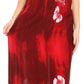 Sakkas Abby Womens Casual Long Tropical Off Shoulder Dress Elastic & Floral Print