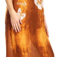 Sakkas Abby Womens Casual Long Tropical Off Shoulder Dress Elastic & Floral Print