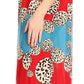 Sakkas Abby Womens Casual Long Tropical Off Shoulder Dress Elastic & Floral Print