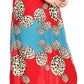 Sakkas Abby Womens Casual Long Tropical Off Shoulder Dress Elastic & Floral Print