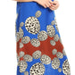 Sakkas Abby Womens Casual Long Tropical Off Shoulder Dress Elastic & Floral Print