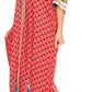 Sakkas Sabra Womens Long Casual Cover-up Tunic Kaftan V neck Dress