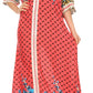 Sakkas Sabra Womens Long Casual Cover-up Tunic Kaftan V neck Dress