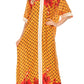 Sakkas Sabra Womens Long Casual Cover-up Tunic Kaftan V neck Dress