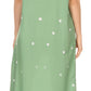 Sakkas Sabra Womens Long Casual Cover-up Tunic Kaftan V neck Dress
