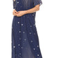Sakkas Sabra Womens Long Casual Cover-up Tunic Kaftan V neck Dress