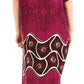 Sakkas Sabra Womens Long Casual Cover-up Tunic Kaftan V neck Dress