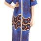Sakkas Sabra Womens Long Casual Cover-up Tunic Kaftan V neck Dress