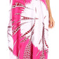 Sakkas Aggy Womens Dashiki African Print Caftan Dress Maxi Boho Hippie Colorful