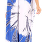 Sakkas Aggy Womens Dashiki African Print Caftan Dress Maxi Boho Hippie Colorful