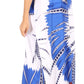 Sakkas Aggy Womens Dashiki African Print Caftan Dress Maxi Boho Hippie Colorful