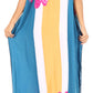 Sakkas Aggy Womens Dashiki African Print Caftan Dress Maxi Boho Hippie Colorful