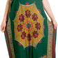Sakkas Aggy Womens Dashiki African Print Caftan Dress Maxi Boho Hippie Colorful