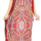 Sakkas Aggy Womens Dashiki African Print Caftan Dress Maxi Boho Hippie Colorful