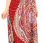 Sakkas Aggy Womens Dashiki African Print Caftan Dress Maxi Boho Hippie Colorful