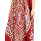 Sakkas Aggy Womens Dashiki African Print Caftan Dress Maxi Boho Hippie Colorful