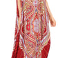 Sakkas Aggy Womens Dashiki African Print Caftan Dress Maxi Boho Hippie Colorful