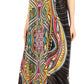 Sakkas Aggy Womens Dashiki African Print Caftan Dress Maxi Boho Hippie Colorful