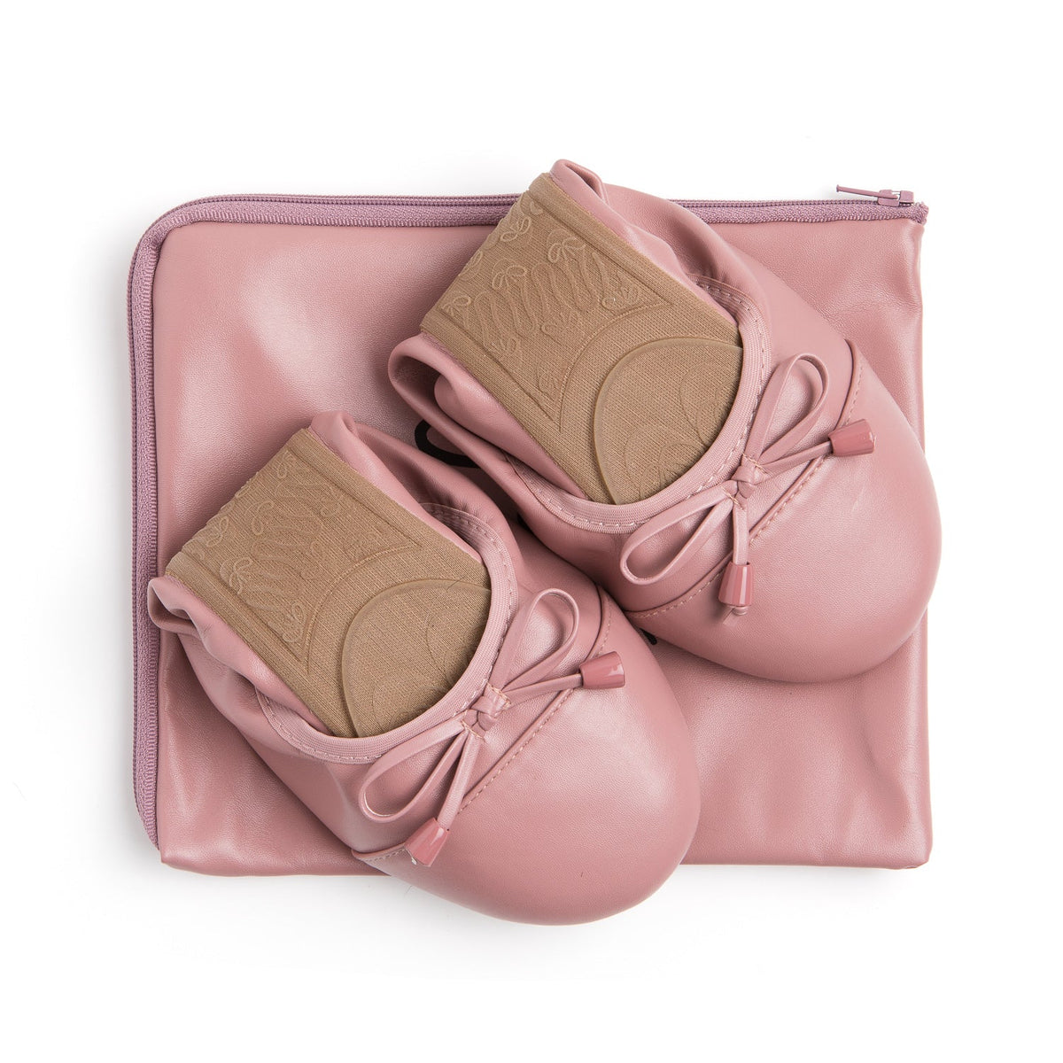 Bailarinas premium color rosa palo
