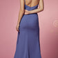Nox Anabel E1005 Long One Shoulder Chiffon Evening Gown