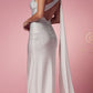Nox Anabel E1039 Sexy Floor Length One Shoulder Drape Sash Dress
