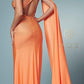Nox Anabel E1039 Sexy Floor Length One Shoulder Drape Sash Dress