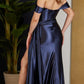 Nox Anabel E1043 Vestido Corsé Bustier de Satén con Tirantes Desmontables Fuera del Hombro