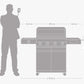 Eminence 405 | Chic Clearview® Smart Stainless Gas Grill