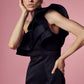 Nox Anabel E467 Long Sheath One Shoulder Ruffle Overlay Strap Gown