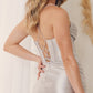 Nox Anabel E816 Short Fitted Sheath Cocktail Dress Cowl Neckline