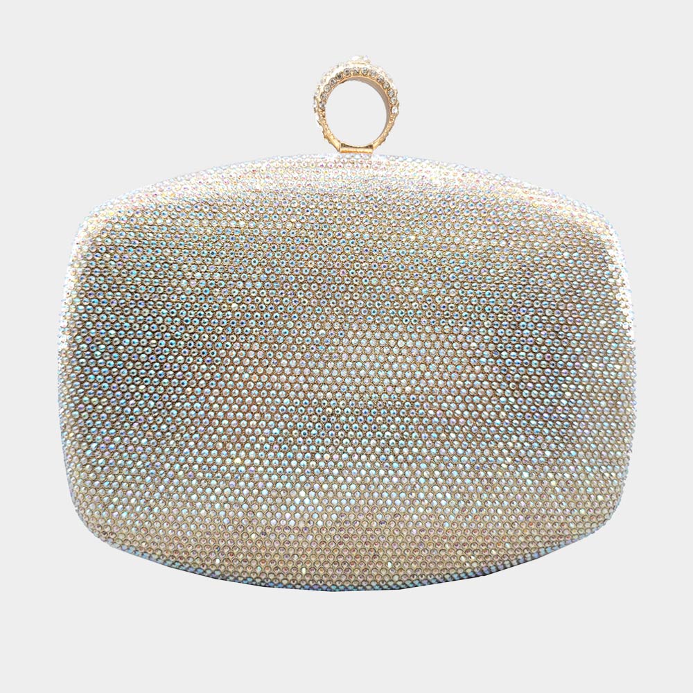 Shimmery Evening Clutch Bag