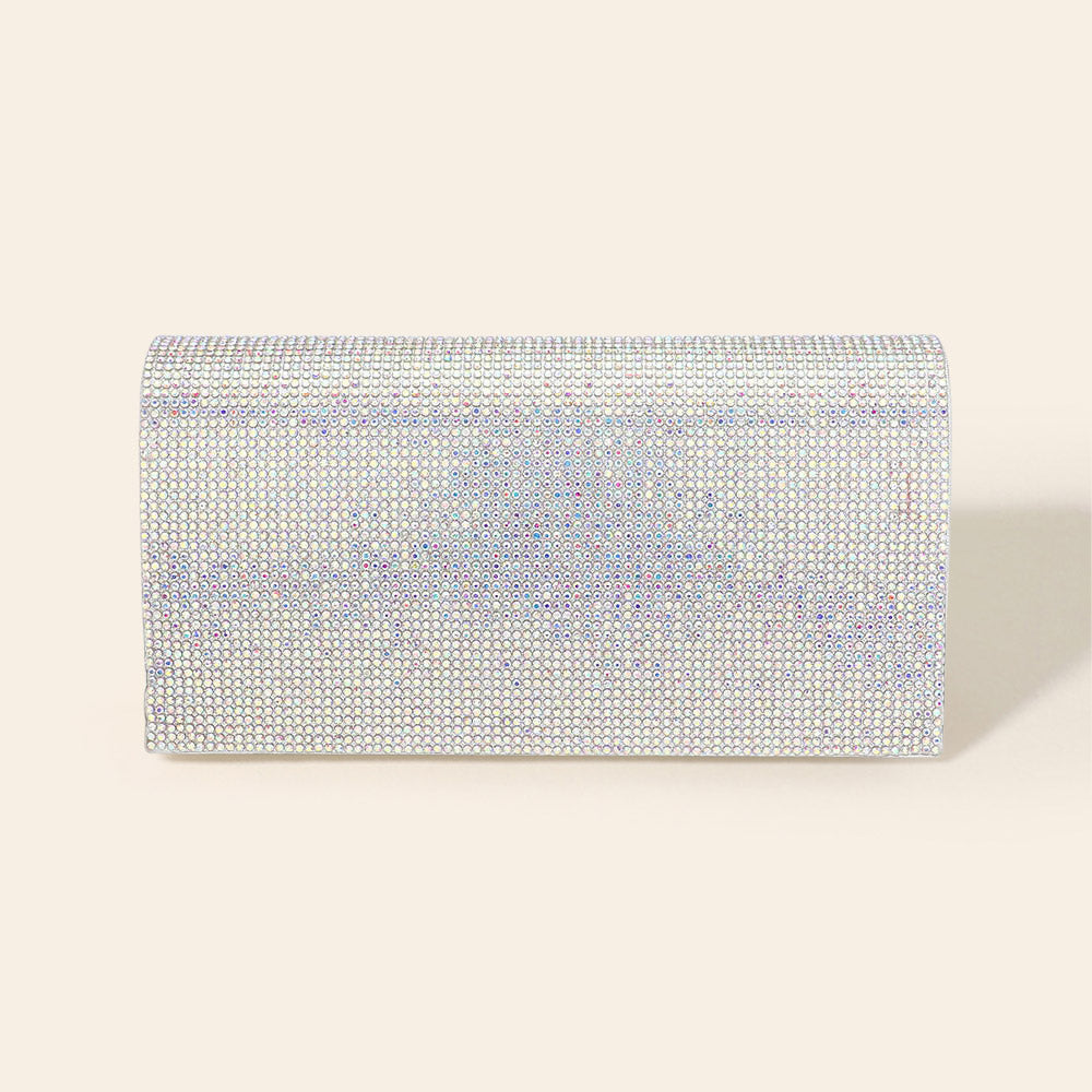 Bling Studded Box Evening Bag / Clutch / Crossbody Bag
