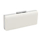 Faux Leather Basket Weave Evening Clutch Bag / Crossbody Bag