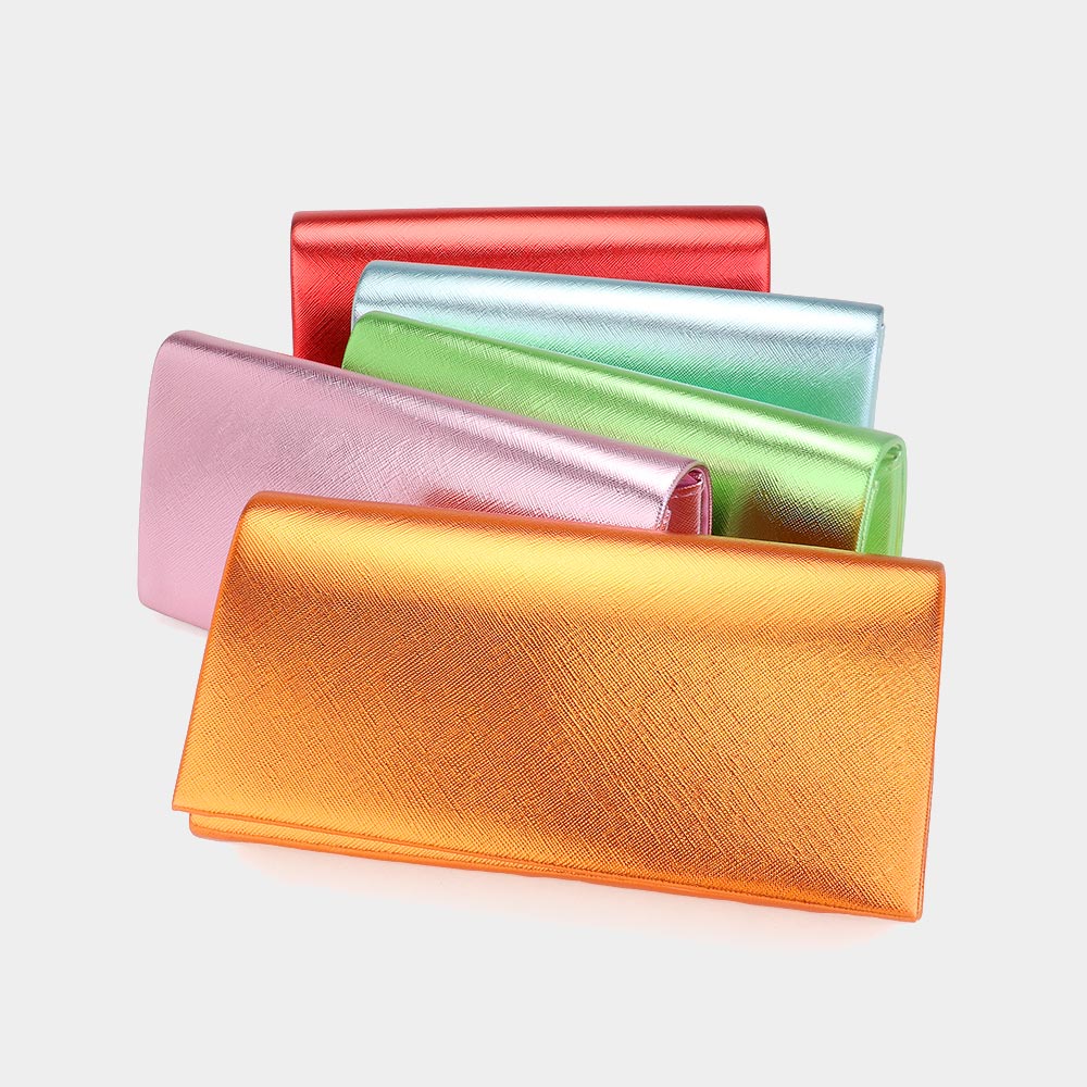 Metallic Clutch Bag / Crossbody Bag
