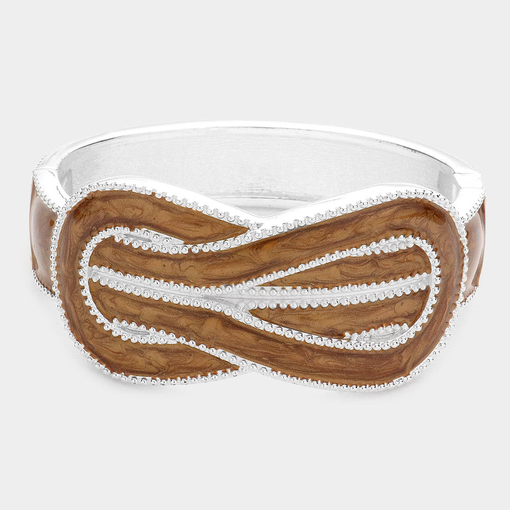Hinged Enamel bracelet