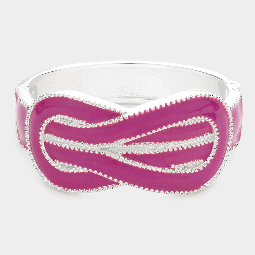 Hinged Enamel bracelet