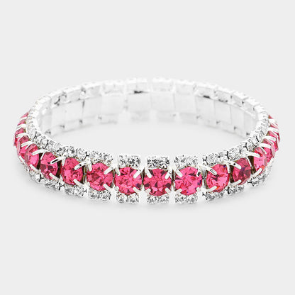Crystal Rhinestone Stretchable Bracelet