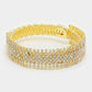 Crystal Rhinestone Adjustable Evening Bracelet