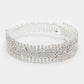 Crystal Rhinestone Adjustable Evening Bracelet