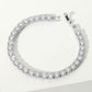 Round CZ Stone Tennis Chain Evening Bracelet