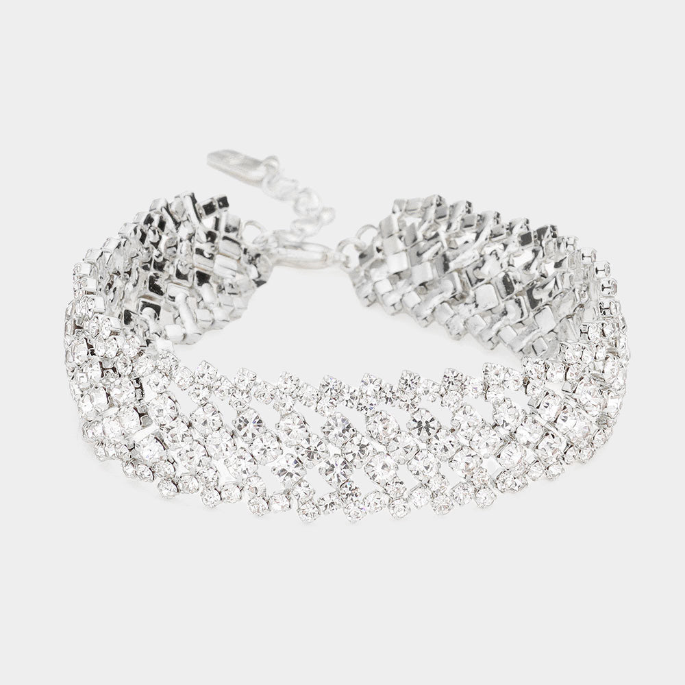 Bubble Stone Evening Bracelet