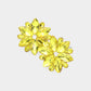 Marquise Stone Cluster Flower Evening Earrings