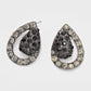 Crystal Rhinestone Teardrop Evening Earrings