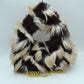 Shaggy Plush Handbag with Integrated Handle and Chain Strap