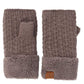 C.C Smocking Stitch Pattern Fingerless Gloves