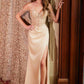 Nox Anabel F1571 Fringed Off-Shoulder Sequin Sweetheart Neckline Dress