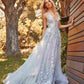Nox Anabel F485 Lace and Beads Mermaid Gown Chiffon Overskirt