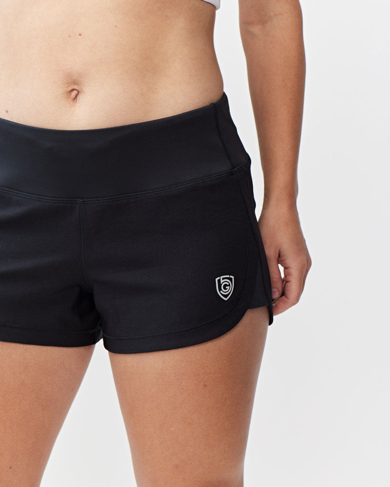 Shorts de entrenamiento rápidos y sin ataduras para mujer